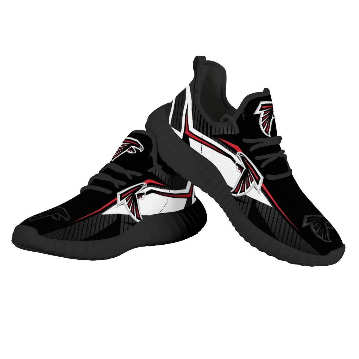 Men's Atlanta Falcons Mesh Knit Sneakers/Shoes 008